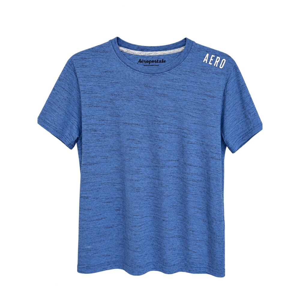 Aeropostale Blue AERO Logo Short Sleeve T-Shirt Large